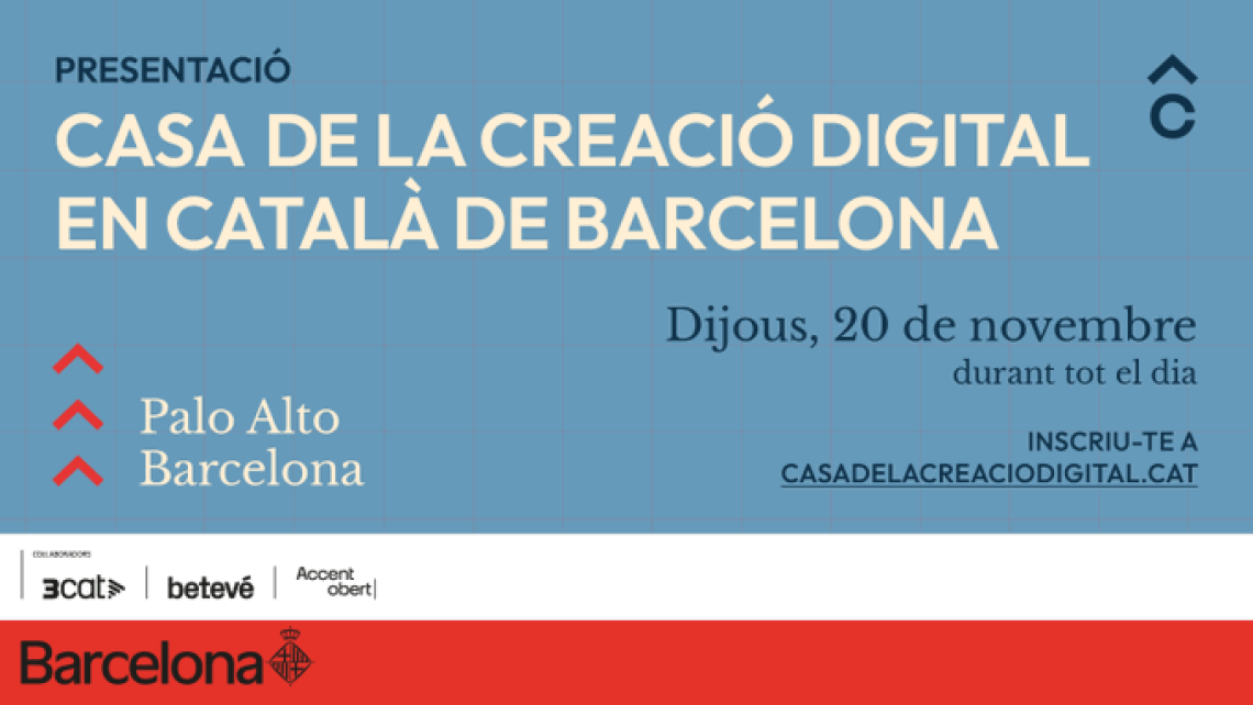 Presentació de la Casa de la Creació Digital en Català de Barcelona