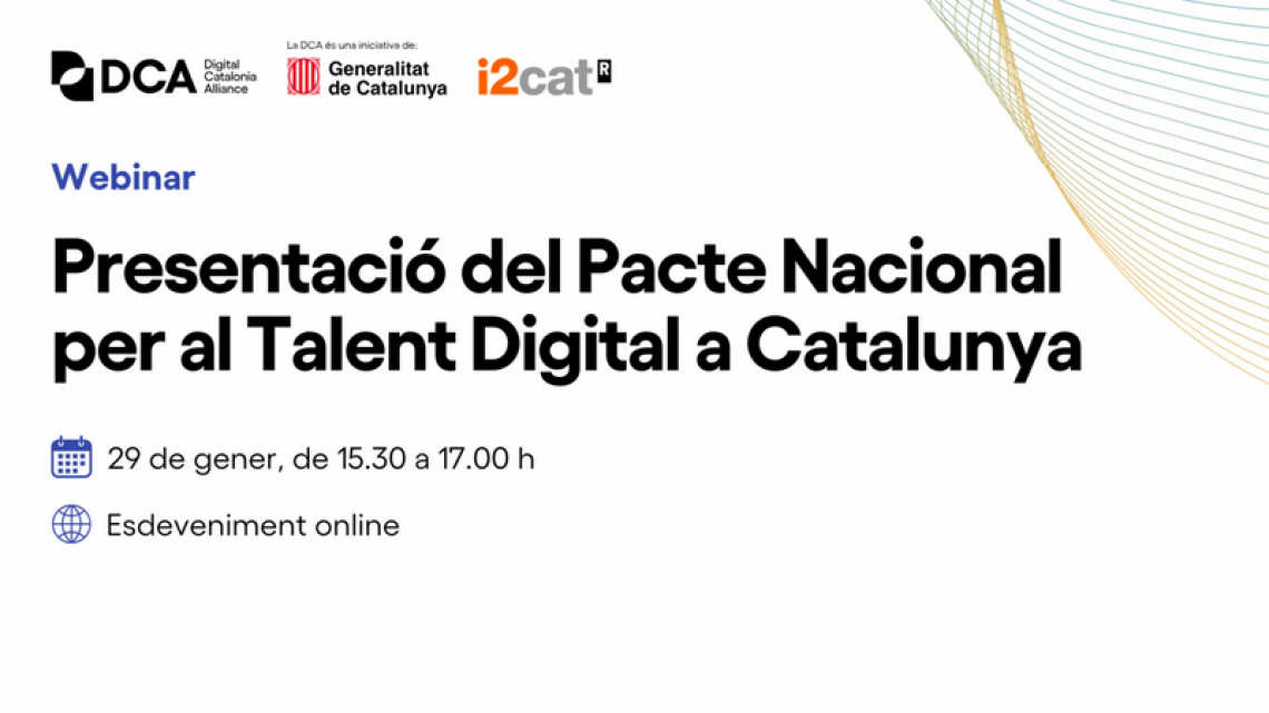 Presentació del Pacte Nacional per al Talent Digital a Catalunya