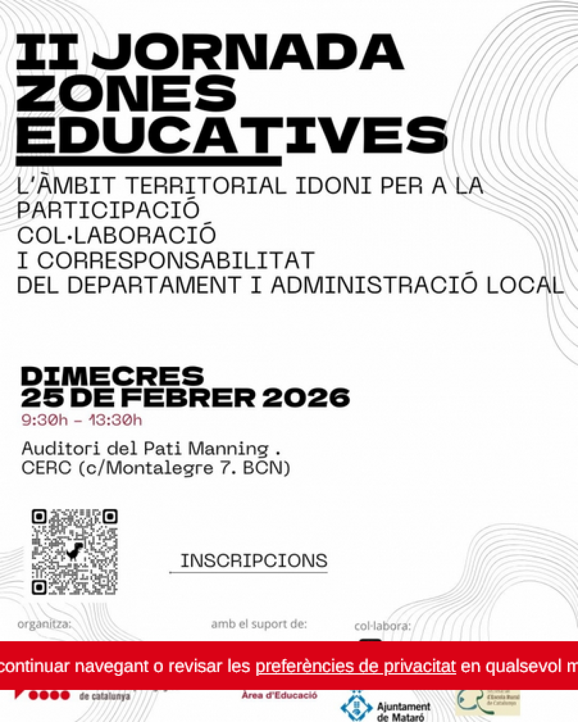II Jornada sobre Zones Educatives