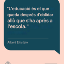 La cita no és d'Einstein. És un cas de falsa atribució.https://quoteinvestigator-com.translate.goog/2014/09/07/forgotten/?_x_tr_sl=en&_x_tr_tl=ca&_x_tr_hl=es&_x_tr_pto=wapp