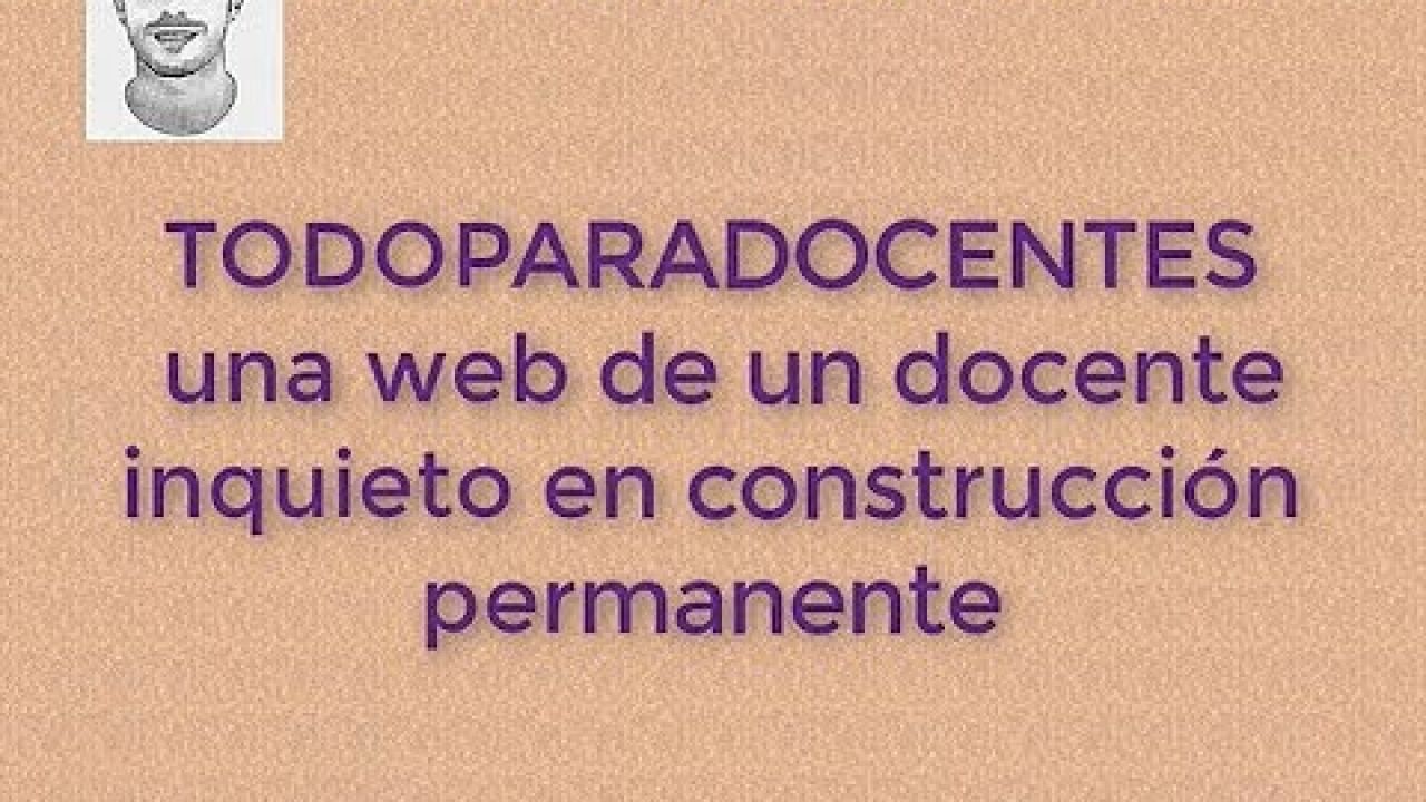 Presentación web "Todoparadocentes"