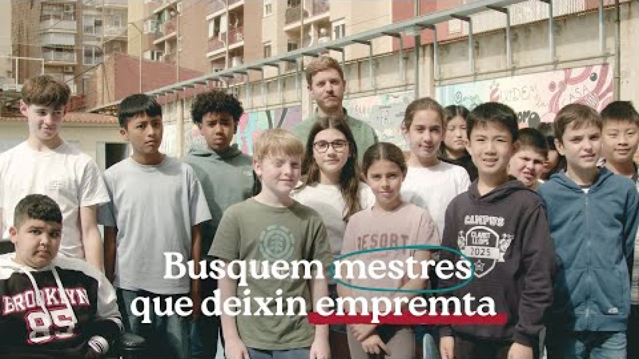 Busquem mestres que deixin empremta. T’hi apuntes?