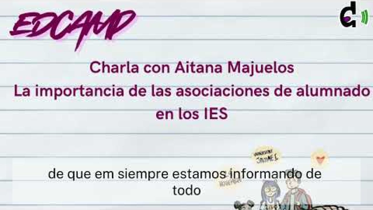 Aitana Majuelos en EdCamp “Tejiendo Redes para la Inclusión” | Colectivo DIME+ & Grupo MEICRI